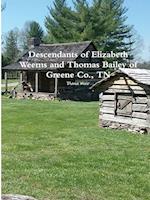 Descendants of Elizabeth Weems and Thomas Bailey of Greene Co., TN