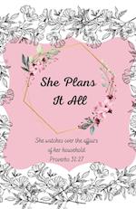 She Plans It All Planner (undated for anytime start date) 