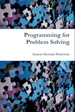 Programming for Problem Solving