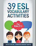 39 ESL Vocabulary Activities