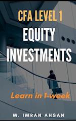 CFA level 1: 2025 Equity Investments