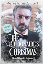 The Billionaire's Christmas (Large Print)