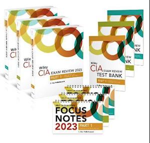 Wiley CIA 2023: Exam Review + Focus Notes + Test Bank Complete Set (2-year access)