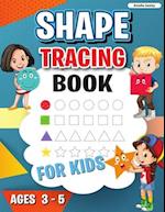 Shape Tracing Book: Shape Tracing Book for Preschoolers, Homeschool Learning Activities for Kids, Preschool Tracing Shapes 