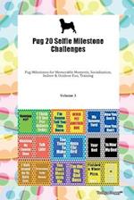 Pug 20 Selfie Milestone Challenges Pug Milestones for Memorable Moments, Socialization, Indoor & Outdoor Fun, Training Volume 3