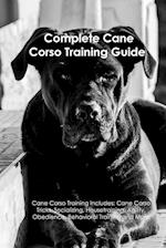 The Cane Corso Training Guide 