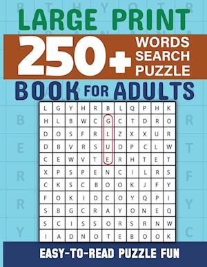 Word Search Book 250  Word Puzzles with Solutions for Adults