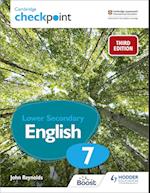 Cambridge Checkpoint Lower Secondary English Student's Book 7