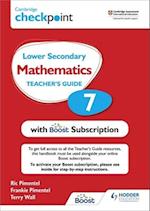 Cambridge Checkpoint Lower Secondary Mathematics Teacher's Guide 7 with Boost Subscription