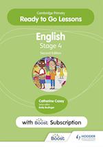 Cambridge Primary Ready to Go Lessons for English 4 Second edition with Boost Subscription