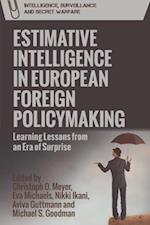 Estimative Intelligence in European Foreign Policymaking