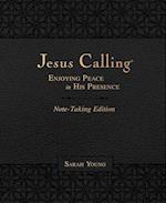 Jesus Calling Note-Taking Edition, Leathersoft, Black, with Full Scriptures