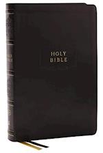KJV Holy Bible, Center-Column Reference Bible, Leathersoft, Black, 73,000+ Cross References, Red Letter, Thumb Indexed, Comfort Print: King James Version