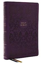KJV Holy Bible, Center-Column Reference Bible, Leathersoft, Purple, 73,000+ Cross References, Red Letter, Thumb Indexed, Comfort Print