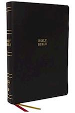 NKJV Holy Bible, Super Giant Print Reference Bible, Black Genuine Leather, 43,000 Cross References, Red Letter, Comfort Print