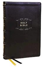 Kjv, Center-Column Reference Bible with Apocrypha, Leathersoft, Black, 73,000 Cross-References, Red Letter, Comfort Print