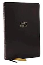 Kjv, Center-Column Reference Bible with Apocrypha, Leathersoft, Black, 73,000 Cross-References, Red Letter, Comfort Print