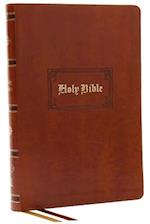 KJV Bible, Giant Print Thinline Bible, Vintage Series, Leathersoft, Tan, Red Letter, Thumb Indexed, Comfort Print