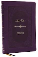 KJV Bible, Giant Print Thinline Bible, Vintage Series, Leathersoft, Purple, Red Letter, Comfort Print: King James Version