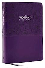 KJV, The Woman's Study Bible, Leathersoft, Purple, Red Letter, Full-Color Edition, Comfort Print