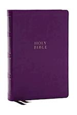 KJV, Compact Center-Column Reference Bible, Leathersoft, Purple, Red Letter, Comfort Print