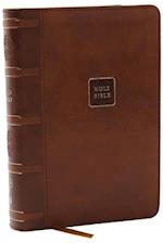 KJV Holy Bible, Compact Reference Bible, Leathersoft, Brown, 43,000 Cross-References, Red Letter, Comfort Print