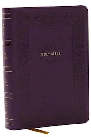 KJV Holy Bible, Compact Reference Bible, Leathersoft, Purple, 43,000 Cross-References, Red Letter, Comfort Print