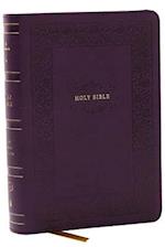 KJV Holy Bible, Compact Reference Bible, Leathersoft, Purple, 43,000 Cross-References, Red Letter, Comfort Print