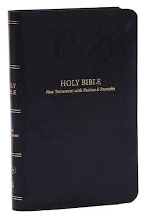 KJV Holy Bible: Pocket New Testament with Psalms and Proverbs, Black Leatherflex, Red Letter, Comfort Print: King James Version