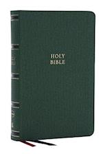 NKJV, Single-Column Reference Bible, Verse-by-verse, Leathersoft, Green, Red Letter, Comfort Print