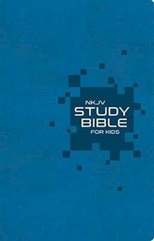 NKJV Study Bible for Kids, Blue Leathersoft