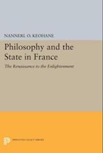 Philosophy and the State in France