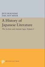 History of Japanese Literature, Volume 1
