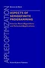 Aspects of Semidefinite Programming