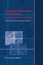 Assessment of Mammalian Embryo Quality