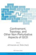 Confinement, Topology, and Other Non-Perturbative Aspects of QCD