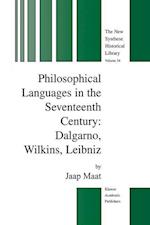 Philosophical Languages in the Seventeenth Century