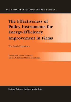 Effectiveness of Policy Instruments for Energy-Efficiency Improvement in Firms