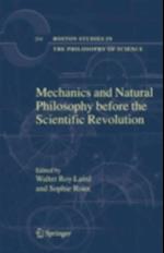 Mechanics and Natural Philosophy before the Scientific Revolution