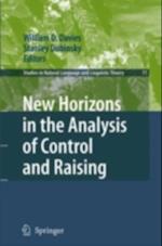 New Horizons in the Analysis of Control and Raising