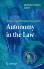 Autonomy in the Law