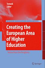 Creating the European Area of Higher Education