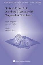 Optimal Control of Distributed Systems with Conjugation Conditions