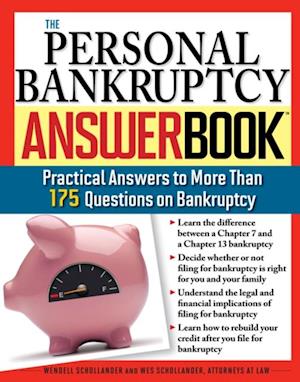 Personal Bankruptcy Answer Book