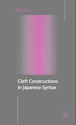 Cleft Constructions in Japanese Syntax