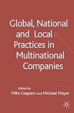 Global, National and Local Practices in Multinational Companies