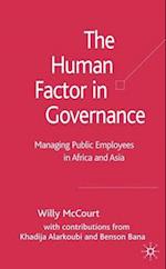 The Human Factor in Governance