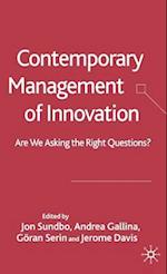Contemporary Management of Innovation