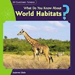 What Do You Know about World Habitats?