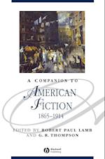 A Companion to American Fiction 1865–1914